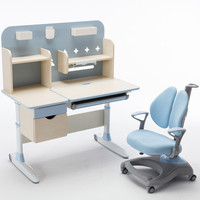 Bureau d'étude pour enfants |   Table pour enfants réglable en hauteur avec support pour livres, tiroir de rangement |   Écriture ergonomique sur ordinateur de bureau