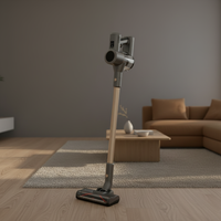Aspirateur Balai Sans Fil Cyclone Certifié CE, 2 Modes de Vitesse, Écran LED, Portable et Léger, Idéal Voiture et Hôtel, Aspirateur Manuel à Batterie