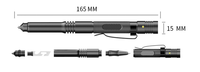Stylo tactique, stylo d'autodéfense professionnel, briseur de verre d'urgence extérieur, lampe de poche, stylo tactique de survie, coffret cadeau