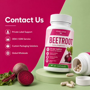 OEM ODM Natural Wellness Formula Clean Nutrition Sports Recovery Support Daily Vitality Vegan Beetroot Capsules <b>Supplement</b> - Product Image 6