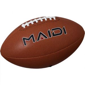 Ballon de rugby américain robuste et personnalisable avec logo, en PU, modèle n°9, pour compétition et entraînement, vente en gros - Product Image 3