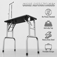 Table de toilettage pour animaux de compagnie pliable et portable AP-811, table pour chien ultra-légère, table de toilettage pour chien légère