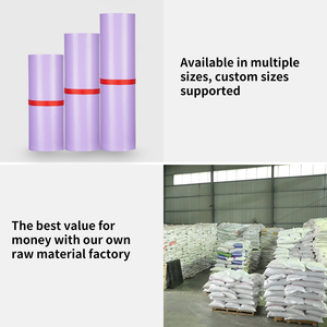 Экологичная, настраиваемая, утолщенная, маленькая, фиолетовая, водонепроницаемая курьерская почтовая сумка RUIQI с самоклеящимся клапаном для надежной логистики и доставки - Product Image 5