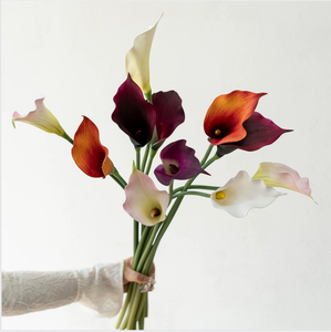<span class=keywords><strong>Fiori</strong></span> Artificiali Calla Lily <span class=keywords><strong>in</strong></span> Gomma Morbida Effetto Reale 53cm, Texture Umida, Decorazione di Lusso per Matrimoni e Natale - Product Image 4