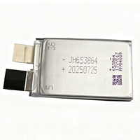 Cellule de batterie au lithium 3,7 V, capacité 1300 mAh, taux de décharge 120C, compatible avec les voitures RC, les drones FPV et les modèles.