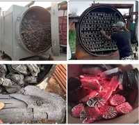 Horno de Carbonización de Carbón Vegetal de Paja de Madera, Horno de Regeneración de Carbono de Biomasa