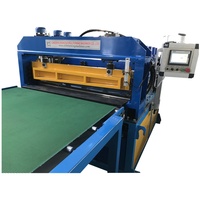 Machine de découpe en longueur de bobines d'acier PPGI, d'acier galvanisé GI, d'acier inoxydable SS, épaisseur 0,3-1,5 mm, largeur 1500 mm