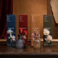 Diffuseur de parfum en cuir au tabac, senteur masculine sophistiquée pour bureau, bureau à domicile, huile essentielle naturelle pour hommes