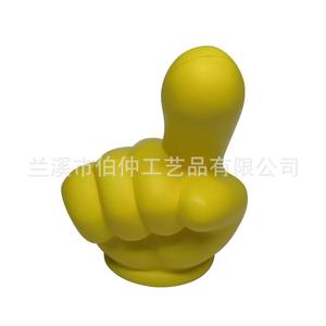 Pu <b>Foam</b> Finger <b>Model</b> Yellow Red Portable Toy For Adults Youth Promotion Gift Factory Direct Supply - Product Image 3
