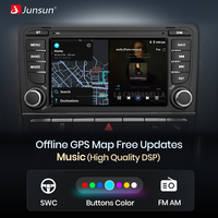 Junsun pemutar Radio mobil 7 "2 + 32GB untuk FIAT PANDA 2013-2020 Multimedia navigasi GPS Autoradio mendukung Tautan cermin pemutar DAB