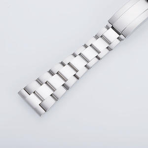 <span class=keywords><strong>Bracelet</strong></span> de montre en acier inoxydable argenté noir de luxe 20*16mm 22*16mm, maillons à vis, extrémité plate, compatible avec les montres RLX <span class=keywords><strong>SKX</strong></span> - Product Image 5