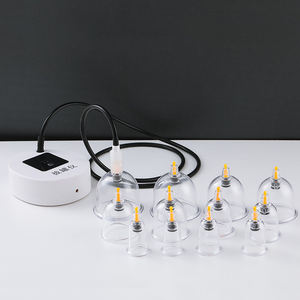 Appareil de ventouses électrique multi-coupes avec soupape de décompression intégrée - Thérapie par aspiration et vide des méridiens pour usage domestique - Product Image 1