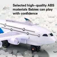 Bon marché Jouet universel électrique pour enfant, petit avion, avec lumières 3D colorées, simulation de musique, jouets d'avion