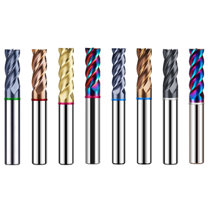 Azzkor anello colorato 2 4 flauti fresa in carburo di tungsteno dimensioni pollici HRC50/55/58/60/65/70 fresa quadrata Fresas in magazzino - Product Image 2