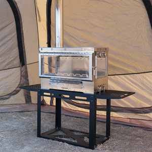 INBESTCAMP Bell Hazırlık Tipi Çadırı Açık Hava Büyük Kışlık Kanvas Festival Ocaklı Toplu Fırın Odunlu Sıcak Çadır Sobası - Product Image 1