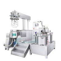 Machine de fabrication de crème cosmétique, mélangeur émulsifiant sous vide pour lotion et gel, ligne de production d'émulsion