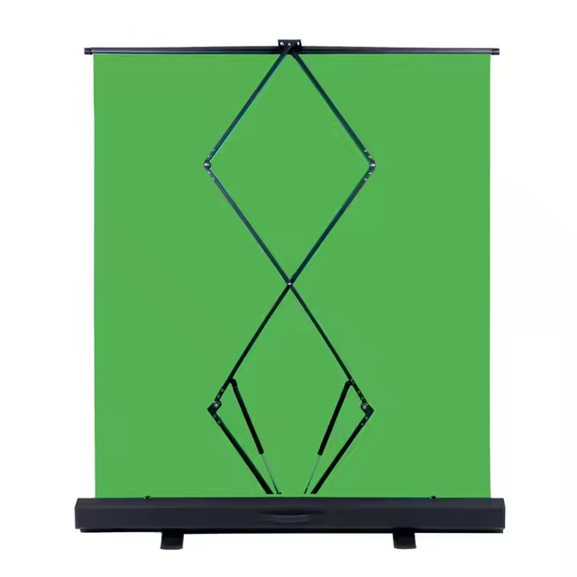 E-reise 2.5*2.5M Big Green Screen Collapsible Chromakey Backdrop Wrinkle-Resistant Polyester Fabric Background Removal