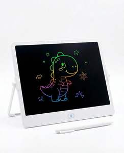 Pizarras de Escritura LCD de 16 Pulgadas con Soporte, Pantalla a Color, <span class=keywords><strong>Pizarra</strong></span> <span class=keywords><strong>Mágica</strong></span> para Niños, Práctica de Graffiti, Tableta de Dibujo y Escritura - Product Image 6