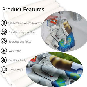 Vinilo Adhesivo Sublimable PU Ecológico Personalizado Yanyan de 50cm de Ancho, Blanco, para Transferencia Térmica, Reutilizable, de Baja Adhesividad, para Impresión Eco-Solvente - Product Image 5