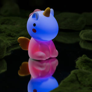 Hot Sale Birthday Gift for Kids Children Night <b>Light</b> Unicorn Silicone Night <b>Light</b> Silicon <b>Light</b> - Product Image 5