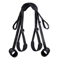 Kit de bondage pour adultes, ensemble de restraints pour lit, étanche, respectueux de l'environnement, menottes, sangles réglables pour le cou, la cuisse et la cheville, SM pour couples