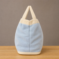 Sac fourre-tout Yilu grande capacité style Normcore/Minimaliste et tendance – Sac de plage en tissu éponge à bandoulière ouverte