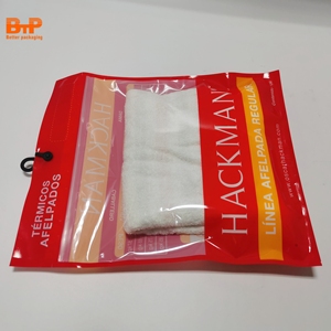 Tùy chỉnh nắp kéo đứng lên túi đồ lót bao bì Zip khóa Mylar Túi sock Bikini Dây Kéo Túi cho quần áo - Product Image 5