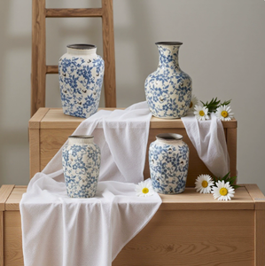 Jarrón de Vidrio Moderno <span class=keywords><strong>y</strong></span> Lujoso para Decoración de Sala de Estar, Comedor u Oficina, Jarrón de <span class=keywords><strong>Flores</strong></span> Gris Transparente Único para Bodas - Product Image 2