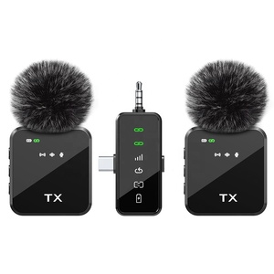 Professional 2.4G Wireless Lavalier Microphone Noise Cancelling Sound Mixer Type C for Recording Studio Live Performances - Product Image 1