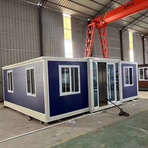 Maison préfabriquée compacte 2, 3 ou 4 chambres, maison modulaire préfabriquée, maison conteneur extensible à double aile de 20 pieds ou 40 pieds, <span class=keywords><strong>appartement</strong></span> - Product Image 3