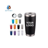 JWH 20oz directo de fábrica al por mayor vacío 20oz vaso de viaje tazas de café de acero inoxidable termo vaso con tapa