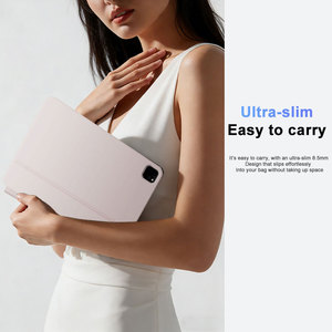 เคสคีย์บอร์ดสำหรับ <span class=keywords><strong>iPad</strong></span> พร้อมแทร็คแพด คีย์บอร์ดไร้สายอะลูมิเนียมอัลลอยด์แบบมีไฟพื้นหลังแม่เหล็ก รองรับเคสคีย์บอร์ดแบบ OEM/ODM - Product Image 5
