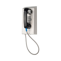 Telepon Antik Handset Tahan Vandal Telepon Penjara Baja Tahan Karat Telepon Kolam Renang