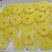 Piñas en Rodajas Enlatadas a Granel de Gran Capacidad para Buffet y Restaurantes de Cadena, Paquete a Granel para Catering, Ahorro de Costos