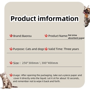 Suministros de orina para perros Almohadilla para orina para perros Pañales para mascotas Limpieza de perros y gatos Papel absorbente Limpiar orina Pañales de peluche - Product Image 5