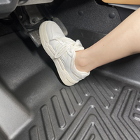Accessoires intérieurs de voiture de luxe en TPE, tapis de sol avant et arrière complets, tapis de voiture antidérapants 5D pour Toyota HIACE 2015-2018