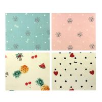 Emballage écologique à motif personnalisé enveloppes de cire d'abeilles réutilisables et imperméables papier enveloppes de cire d'abeilles en coton biologique