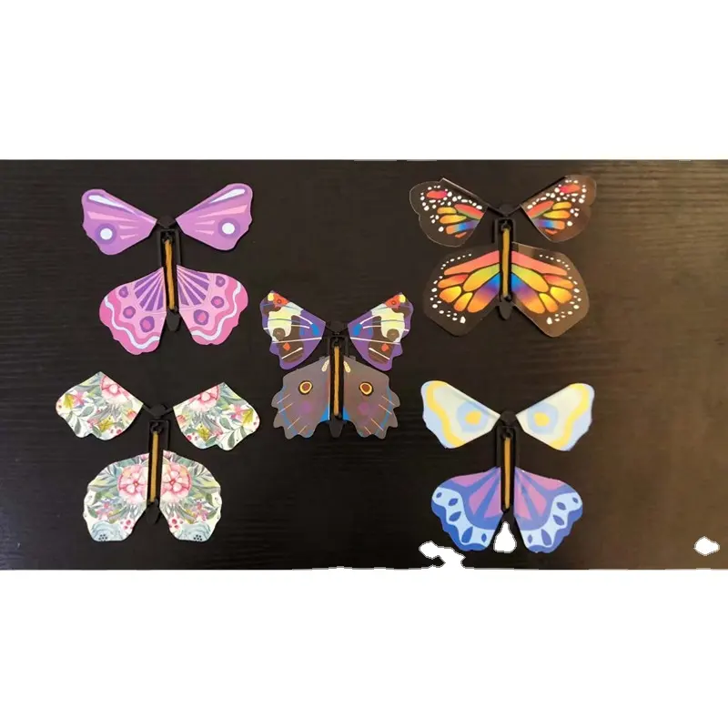 Wholesale Magic Wind Up Flying Great Surprise Gift Butterfly in The Book