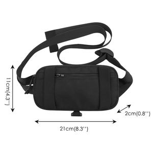Sac à bandoulière petit et tendance pour homme, imperméable, mini sac de poitrine, sac de voyage, de travail, de sport, léger, sac banane - Product Image 2