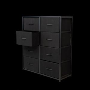 Modern Minimalist 8-Drawer Metal Dresser Freestanding Storage <b>Cabinet</b> for Bedroom - Product Image 3