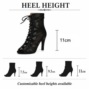 Chaussures de danse pour femmes, talons hauts pour filles, bottes courtes de danse salsa et de pole dance pour femmes, chaussures de mariage pour femmes, intérieur et extérieur - Product Image 1
