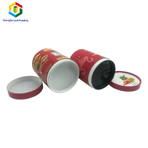 De grado de alimentos cartón ronda tubo de papel caja de embalaje de café de tubo para alimentos - Product Image 4