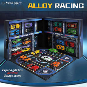 20pcs boîte de <span class=keywords><strong>rangement</strong></span> <span class=keywords><strong>garage</strong></span> métal course moulé sous pression mini <span class=keywords><strong>voiture</strong></span> ensemble <span class=keywords><strong>jouet</strong></span> pour garçons enfants - Product Image 2