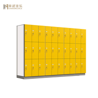 Casier de rangement compact en panneaux stratifiés HPL, imperméable, grande capacité, fabriqué en Chine par Huajiale, pour bureau.