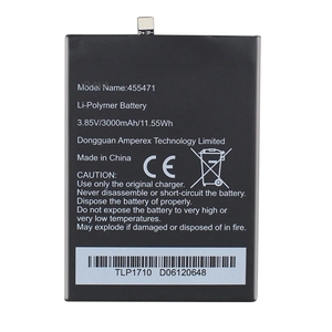 สำหรับ Wiko 455471 แบตเตอรี่สำรองเกรดพรีเมียม 3000mAh สำหรับซ่อมแซม WIM Lite สมาร์ทโฟน CE RoHS ขายส่งจำนวนมาก - Product Image 1