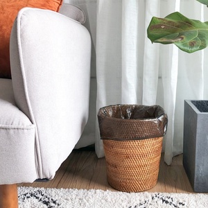 Phong Cách Bắc Âu Thô Giỏ Xếp Chồng Lớn Tùy Chỉnh Giá Rẻ Handmade Dệt Vòng Bẩn Quần Áo Giặt Hamper - Product Image 5