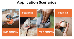 Disco de Lijado de 5 Pulgadas y 8 Agujeros con Velcro, Papel de <span class=keywords><strong>Lija</strong></span> Redondo de Óxido de Aluminio <span class=keywords><strong>para</strong></span> Lijadora Orbital, Pulido de <span class=keywords><strong>Madera</strong></span> y Metal - Product Image 4