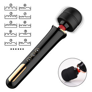 Av değnek 10 titreşim modları için yumuşak büyük baş vücut masajı seks oyuncak kadın seks oyuncak süper büyük vibratör - Product Image 2