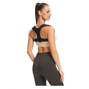 Adjustable Breathable Full <b>Back</b> <b>Brace</b> Upright <b>Back</b> Support Belt Straightener Posture Corrector Belt - Product Image 4