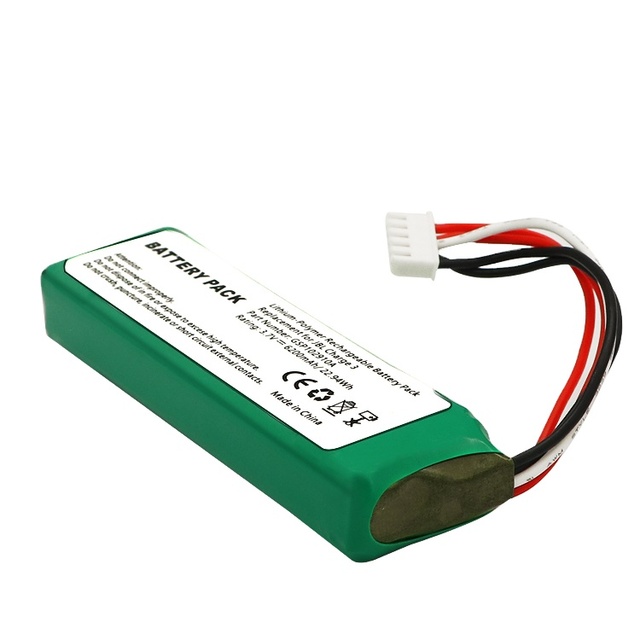 Factory Sell for JBL Charge 3 3.7V 6200mAh Battery Bateria GSP1029102A for JBL Charge 3 Device